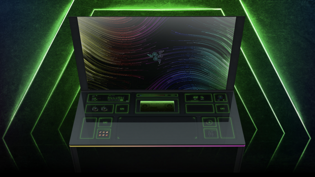 CES: Razer enthüllt modularen Gaming-Schreibtisch namens Project Sophia0 (0)