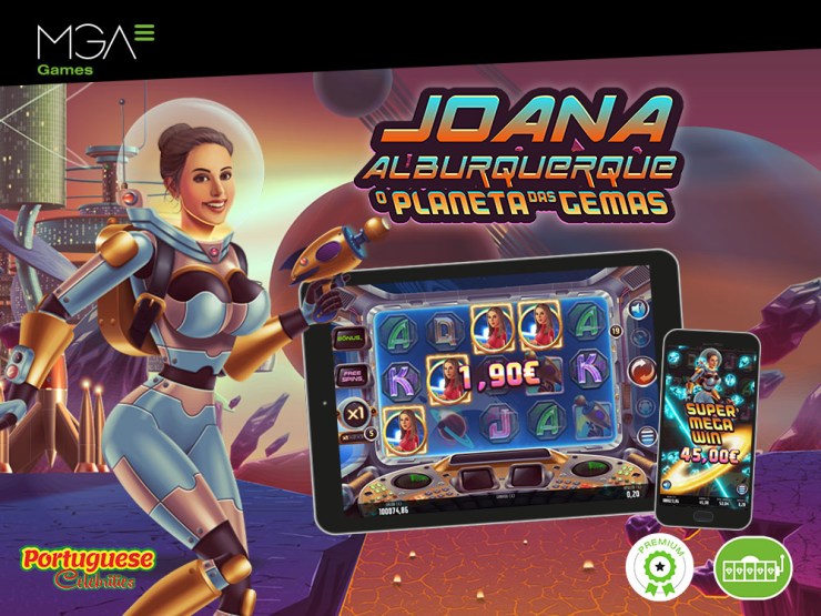 Die neue Produktion von MGA Games Portugiesische Prominente haut die Spieler mit Joana Alburquerque O Planeta das Gemas um