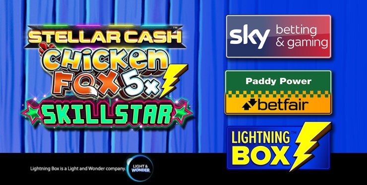 Lightning Box enthüllt Gewinnkombination mit Stellar Cash Chicken Fox 5x Skillstar